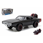 DOM DODGE CHARGER R/T OFF ROAD BLACK FAST & FURIOUS 1:24 Jada Toys Movie Die Cast Modellino