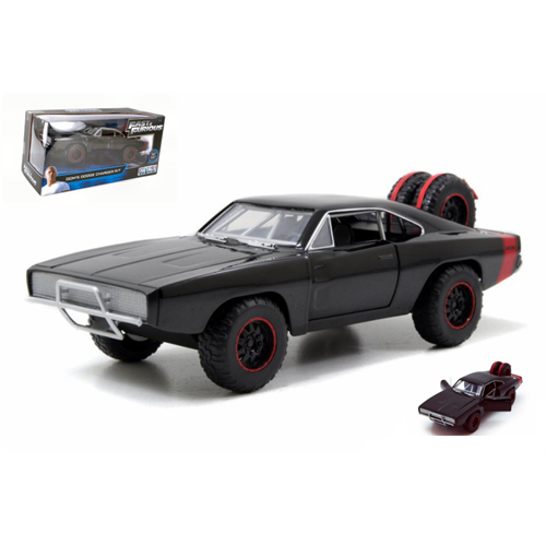 DOM DODGE CHARGER R/T OFF ROAD BLACK FAST & FURIOUS 1:24 Jada Toys Movie Modellino