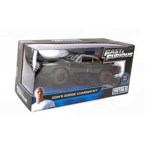 DOM DODGE CHARGER R/T OFF ROAD BLACK FAST & FURIOUS 1:24 Jada Toys Movie Modellino