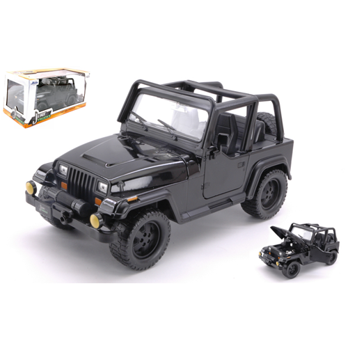 JEEP WRANGLER 1992 BLACK 1:24 Jada Toys Tuning Modellino