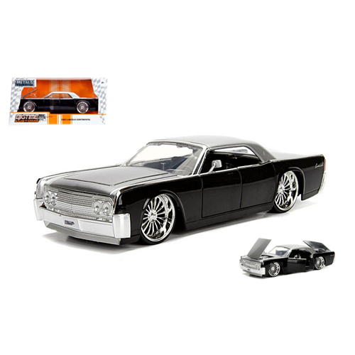 LINCOLN CONTINENTAL 1963 BLACK/GREY 1:24 Jada Toys Tuning Modellino
