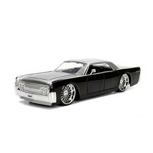 LINCOLN CONTINENTAL 1963 BLACK/GREY 1:24 Jada Toys Tuning Modellino