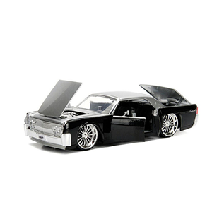 LINCOLN CONTINENTAL 1963 BLACK/GREY 1:24 Jada Toys Tuning Modellino