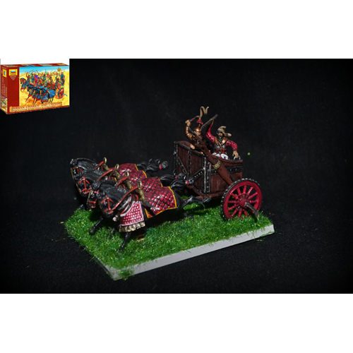 PERSIAN CHARIOT AND CAVALRY KIT 1:72 Zvezda Kit Figure Militari Modellino