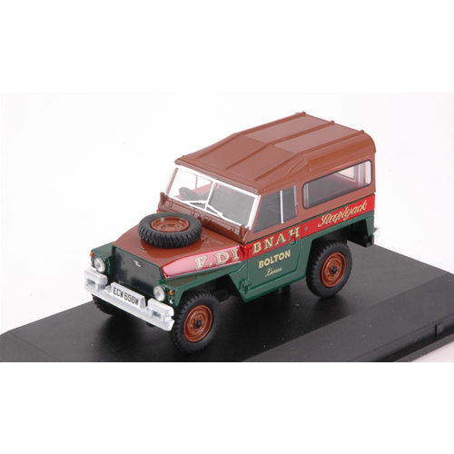 LAND ROVER LIGHTWEIGHT HARD TOP FRED DIBNAH 1:43 Oxford Veicoli Commerciali Modellino