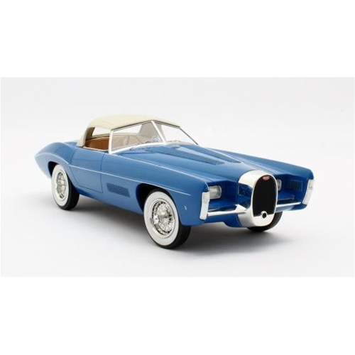 BUGATTI T101C EXNER-GHIA 1966 BLUE 1:18 Matrix Scale Models Auto Stradali Modellino