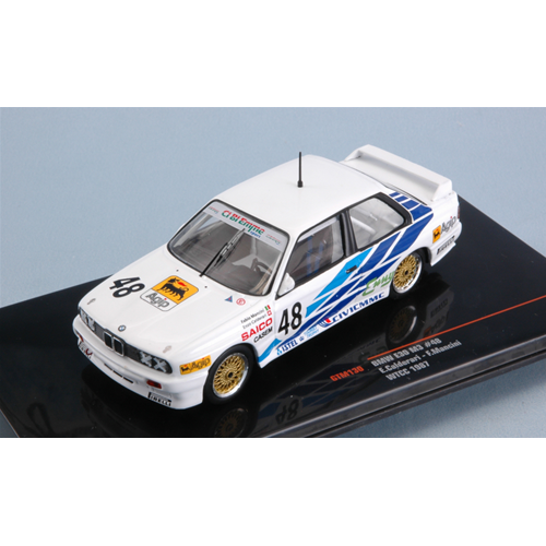 BMW M3 (E30) N.48 WTCC 1987 CALDERARI-MANCINI 1:43 Ixo Model Auto Competizione Modellino
