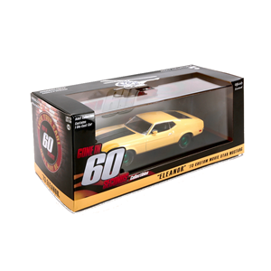 FORD MUSTANG MACH 1 1973 ELEANOR "GONE IN 60 SECONDS" GREEN WHEELS 1:43 Greenlight Movie Modellino