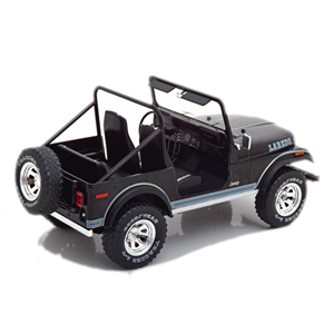 JEEP CJ-7 LAREDO 1976 BLACK 1:18 ModelCarGroup Auto Stradali Modellino