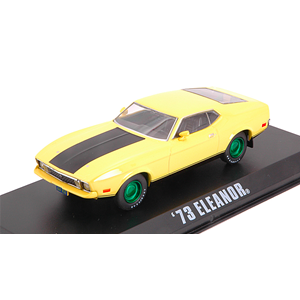 FORD MUSTANG MACH 1 1973 ELEANOR "GONE IN 60 SECONDS" GREEN WHEELS 1:43 Greenlight Movie Modellino