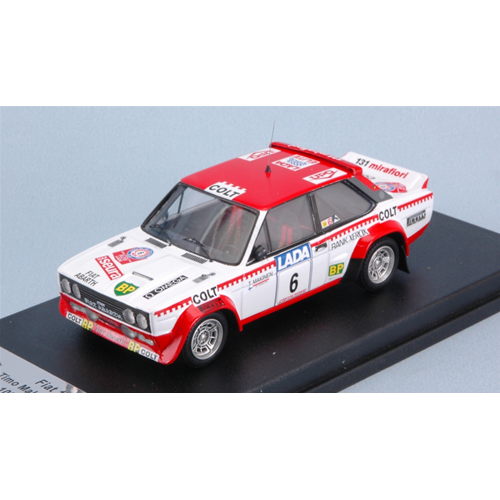 FIAT 131 ABARTH N.6 1000 LAKES RALLY 1977 MAKINEN-LIDDON 1:43 Trofeu Auto Rally Modellino