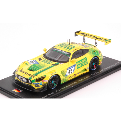 MERCEDES GT3 N.48 24 H NURBURGRING 2018 GOTZ-VAN DER ZANDE-HOHENADEL-DONTJE 1:43  Spark Model Auto Competizione Modellino