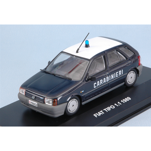 FIAT TIPO 1.1 1989 CARABINIERI 1:43 Edison Giocattoli Forze dell'Ordine Modellino