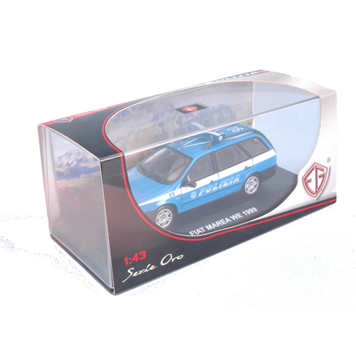 FIAT MAREA WE 1999 POLIZIA 1:43 Edison Giocattoli Forze dell'Ordine Modellino