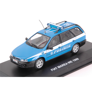 FIAT MAREA WE 1999 POLIZIA 1:43 Edison Giocattoli Forze dell'Ordine Modellino