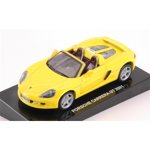 PORSCHE CARRERA GT 2001 YELLOW 1:43 Edison Giocattoli Auto Stradali Modellino