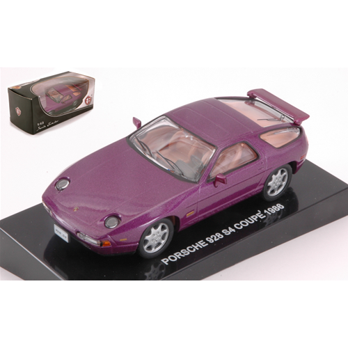 PORSCHE 928 S4 COUPE 1986 VIOLET 1:43 Edison Giocattoli Auto Stradali Modellino