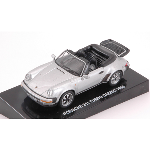 PORSCHE 911 TURBO CABRIO 1986 SILVER 1:43 Edison Giocattoli Auto Stradali Modellino