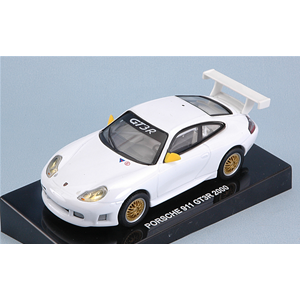 PORSCHE 911 GT3R 2000 WHITE 1:43 Edison Giocattoli Auto Stradali Modellino