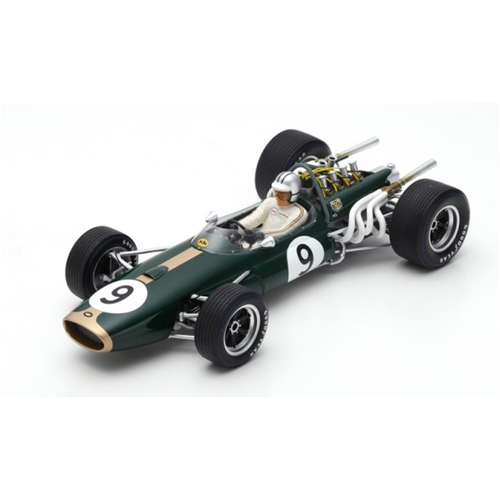 BRABHAM BT20 DENIS HULME 1967 N.9 WINNER MONACO GP 1:18 Spark Model Formula 1 Modellino
