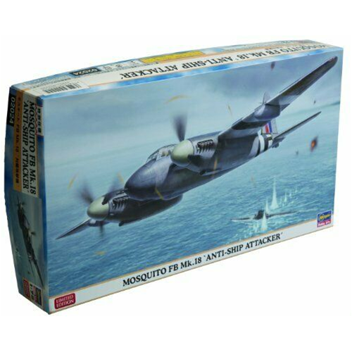 MOSQUITO MK18 ANTI SHIP ATTACKER KIT 1:72 Hasegawa Kit Aerei Modellino