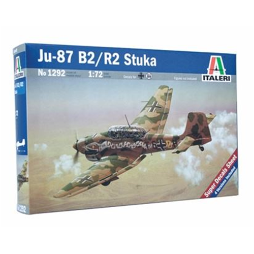 JU-87 B2/R2 STUKA KIT 1:72 Italeri Kit Aerei Modellino