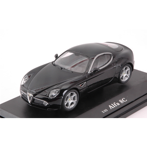 ALFA 8C 2006 BLACK 1:43 Edison Giocattoli Auto Stradali Modellino