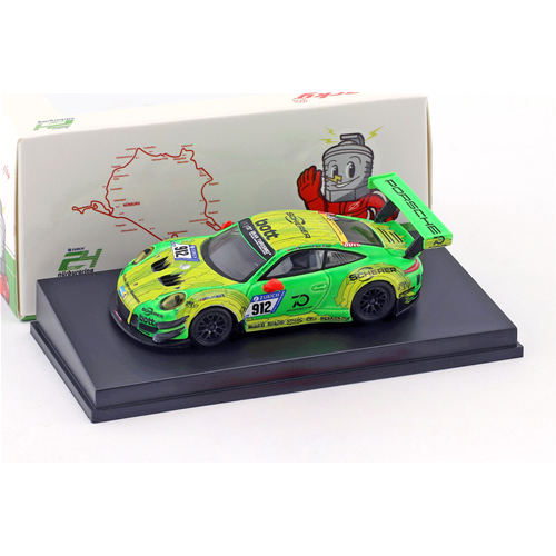 PORSCHE 911 GT3 N.912 WINNER 24 H NURBURGRING 2018 LIETZ-PILET-TANDY 1:64 Spark Model Auto Competizione Modellino