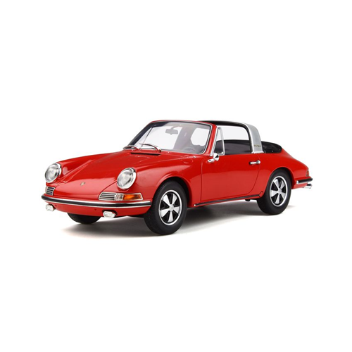 PORSCHE 911 TARGA POLO 1967 RED 1:18 GT Spirit Auto Stradali Modellino