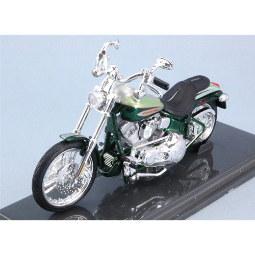 HARLEY DAVIDSON FXSTDSE CVO 2004 METALLIC GREEN 1:18 Maisto Moto Modellino