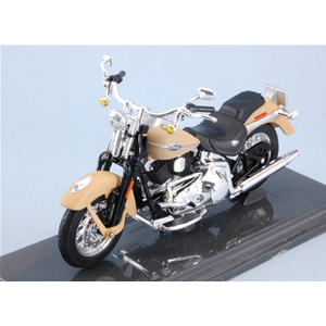 HARLEY DAVIDSON FLHTCUI TRA CLASSIC ELECTRA GLIDE 2005 BEIGE 1:18 Maisto Moto Modellino