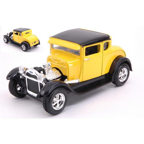 FORD MODEL A 1929 YELLOW 1:24 Maisto Auto d'Epoca Modellino