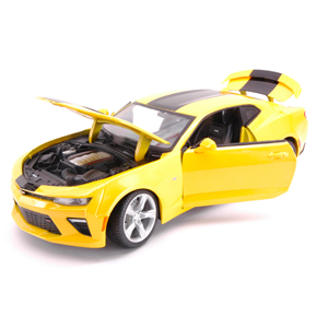 CHEVROLET CAMARO SS 2016 YELLOW 1:18 Maisto Auto Stradali Modellino