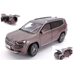 JEEP COMMANDER 4x4 2018 BROWN 1:18 Paudi Model Auto Stradali Modellino