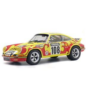 PORSCHE 911 RSR N.108 RALLY TOUR AUTO 1973 C.B. LENA-J.C.MORENAS 1:18 Solido Auto Rally Modellino