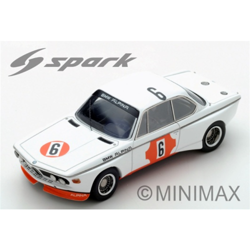 BMW 3.0 CSL N.6 WINNER 4 H MONZA 1973 N.LAUDA-B.MUIR 1:43    Spark Model Auto Competizione Modellino