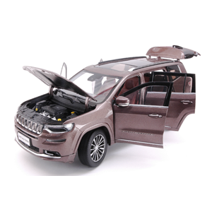JEEP COMMANDER 4x4 2018 BROWN 1:18 Paudi Model Auto Stradali Modellino