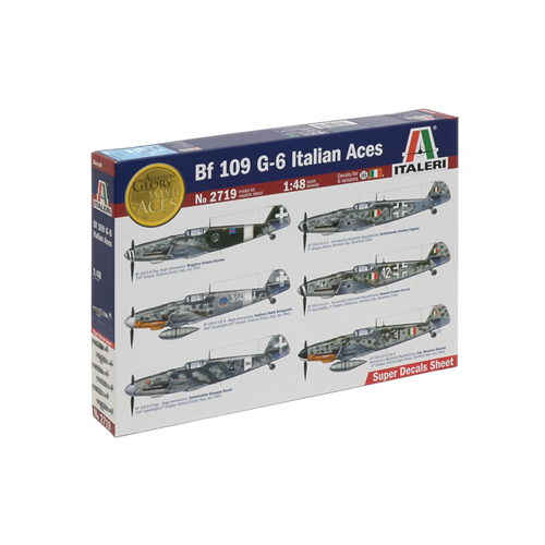 BF-109 G-6 ASSI ITALIANI KIT 1:48 Italeri Kit Aerei Modellino