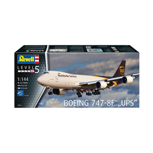 BOEING 747 8F UPS KIT 1:144 Revell Kit Aerei Modellino