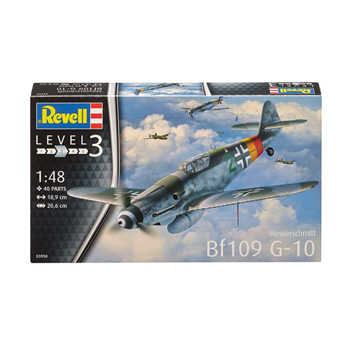 MESSERSCHMITT BF-109 G-10 KIT 1:48 Revell Kit Aerei Modellino