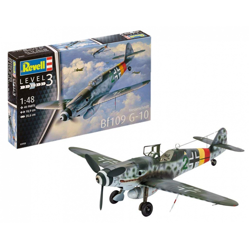 MESSERSCHMITT BF-109 G-10 KIT 1:48 Revell Kit Aerei Modellino