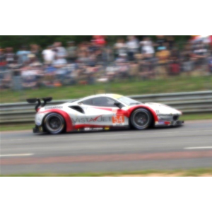 FERRARI 488 GTE N.54 26th LE MANS 2018 FLOHR-CASTELLACCI-FISICHELLA 1:43 Looksmart Auto Competizione Modellino