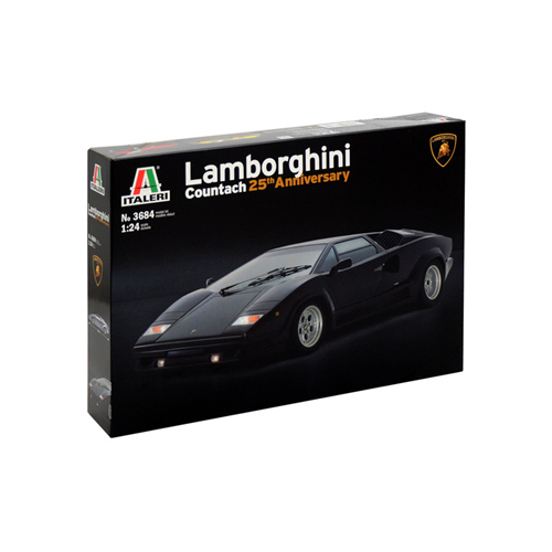 LAMBORGHINI COUNTACH 25° ANNIVERSARIO KIT 1:24 Italeri Kit Auto Modellino