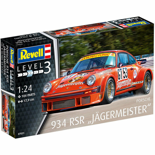 PORSCHE 934 RSR JAGERMEISTER KIT 1:24 Revell Kit Auto Modellino