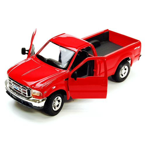 FORD F-350 SUPER DUTY PICK UP 1999 RED 1:27 Maisto Auto Stradali Modellino