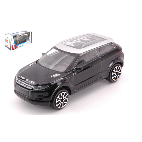 LAND ROVER RANGE EVOQUE LRX 2 DOOR 2010 BLACK 1:43 Burago Auto Stradali Modellino
