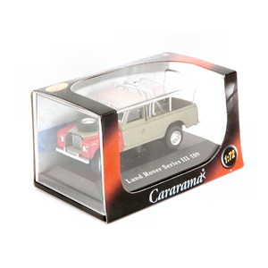 LAND ROVER SERIES III 109 1962 CON RASTRELLIERA 1:72 Cararama Auto Stradali Modellino