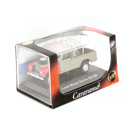 LAND ROVER SERIES III 109 1962 CON RASTRELLIERA 1:72 Cararama Auto Stradali Modellino