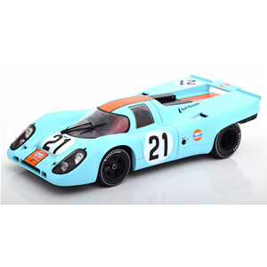 PORSCHE 917 K GULF N.21 DNF LE MANS 1970 P.RODRIGUEZ-L.KINNUNEN 1:18 CMR Classic Model Replicars Auto Competizione Modellino