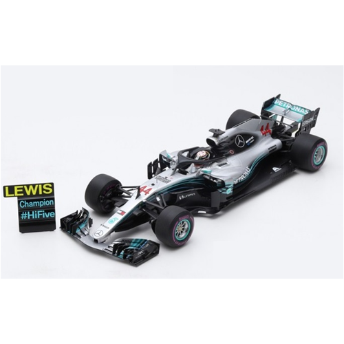 MERCEDES W09 L.HAMILTON 2018 N.44 FORMULA ONE WORLD CHAMPION 1:18 Spark Model Formula 1 Modellino